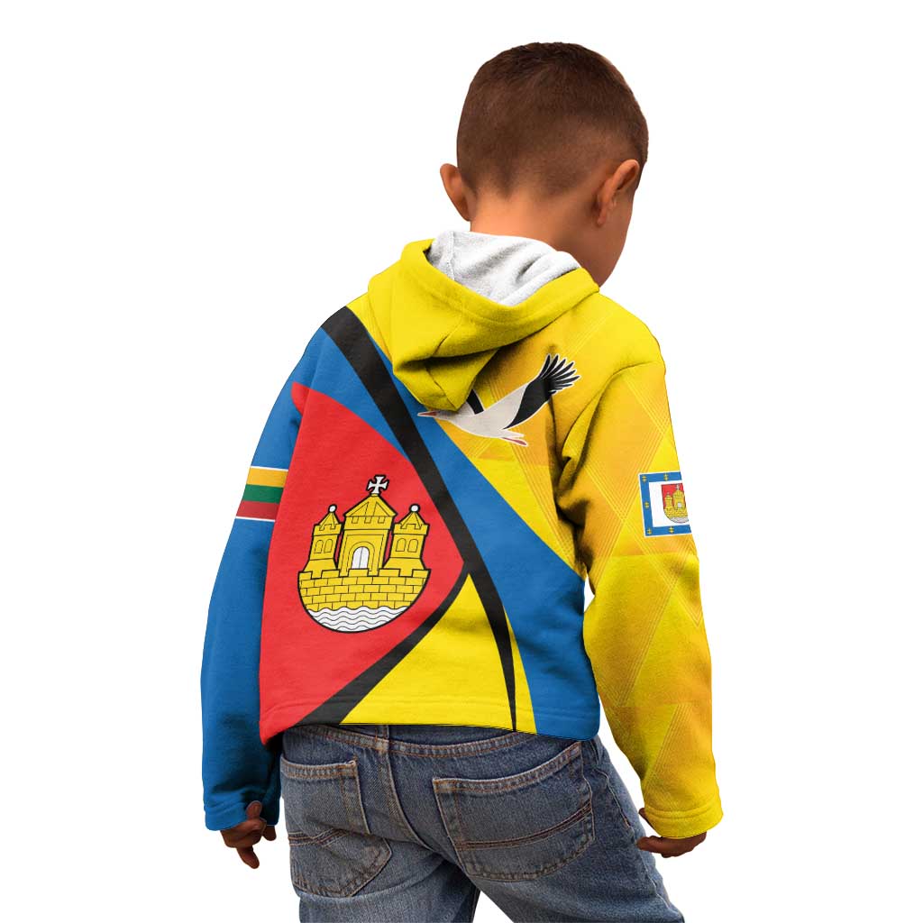 Lithuania Klaipeda Country Kid Hoodie Klaipedos Apskritis Coat of Arms - Wonder Print Shop