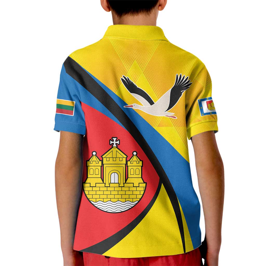 Lithuania Klaipeda Country Kid Polo Shirt Klaipedos Apskritis Coat of Arms - Wonder Print Shop