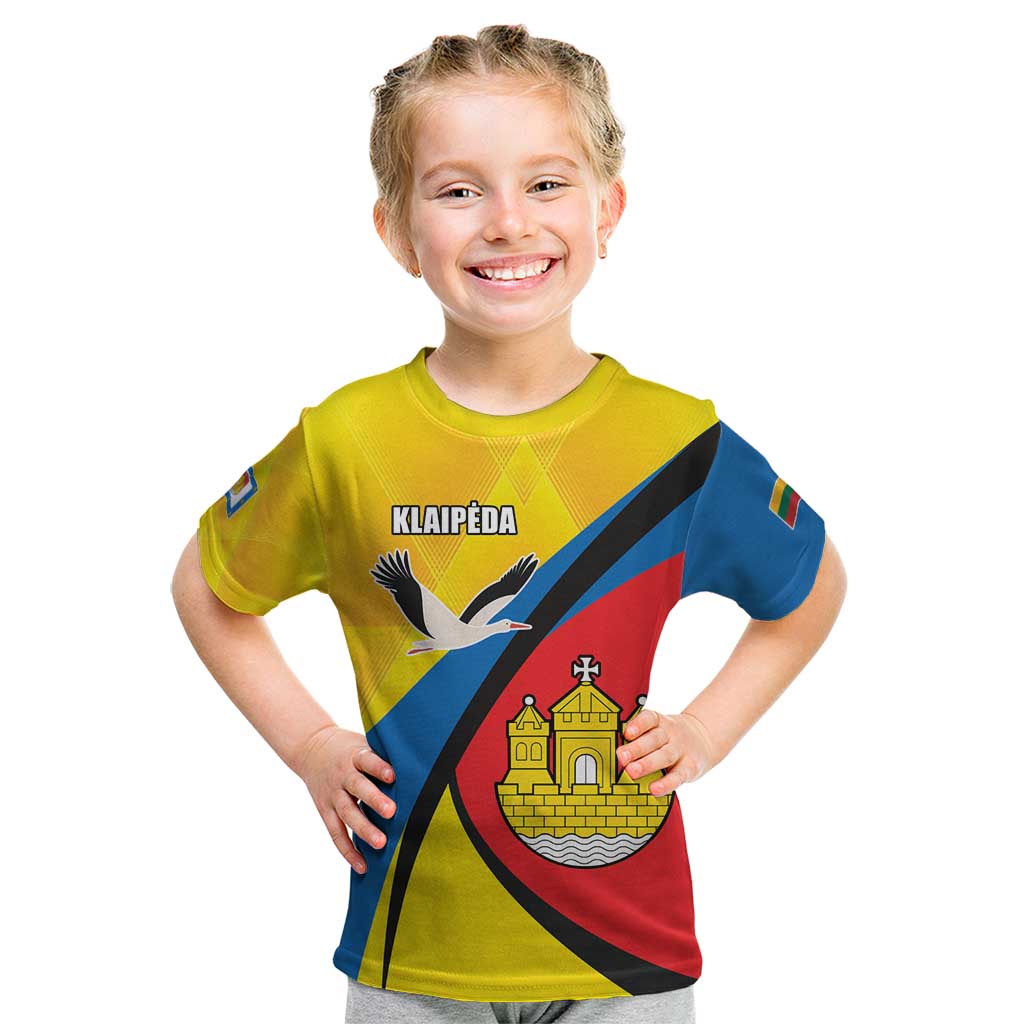 Lithuania Klaipeda Country Kid T Shirt Klaipedos Apskritis Coat of Arms - Wonder Print Shop