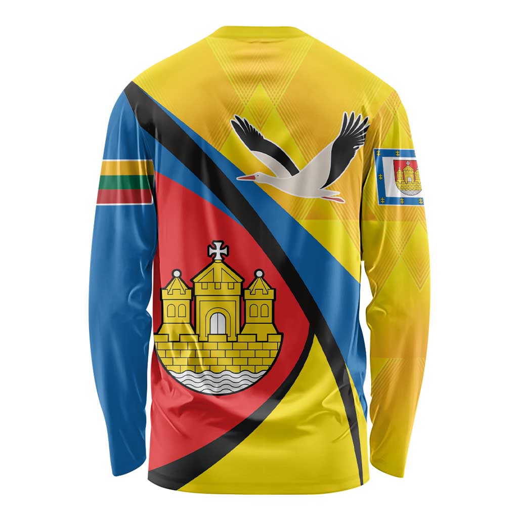 Lithuania Klaipeda Country Long Sleeve Shirt Klaipedos Apskritis Coat of Arms - Wonder Print Shop
