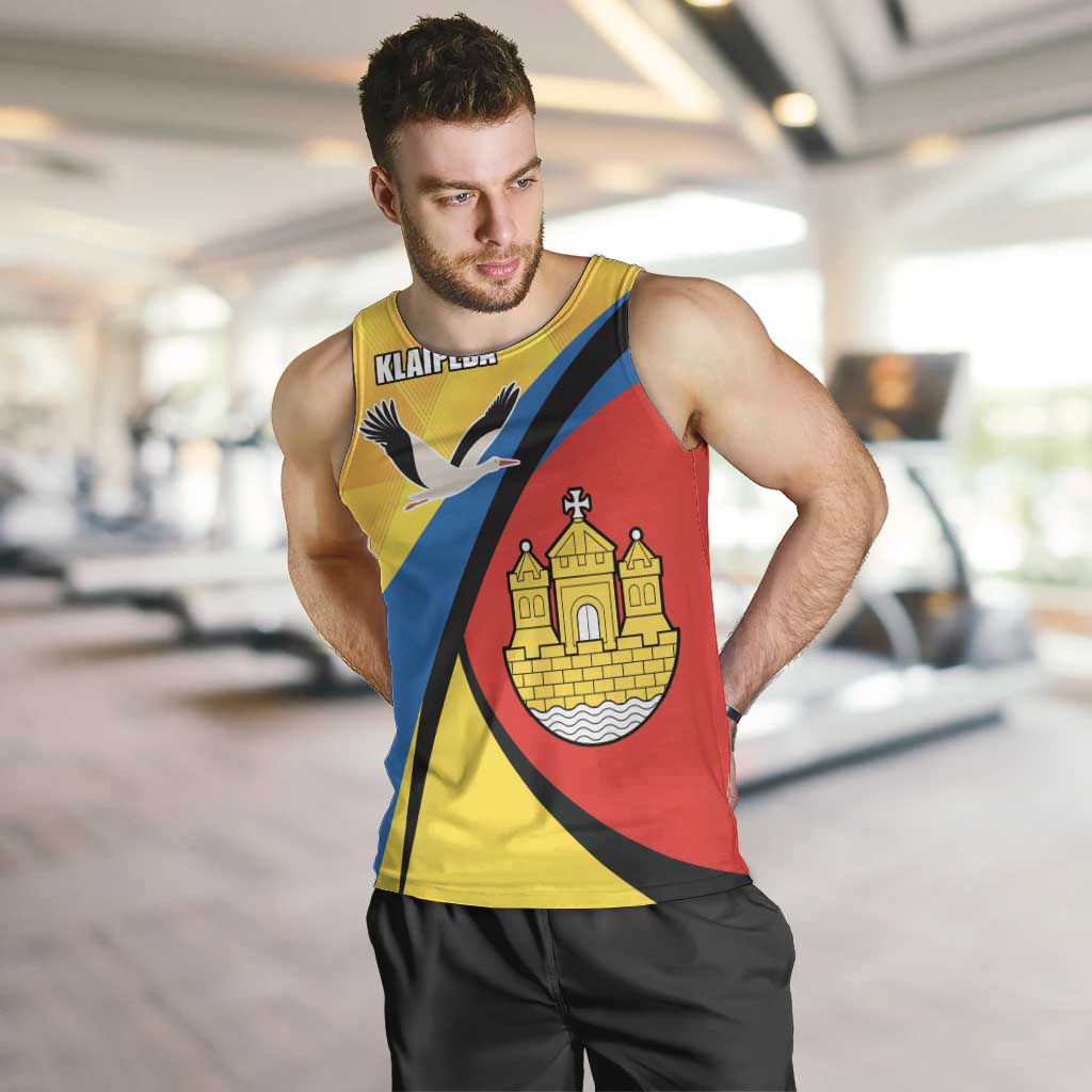 Lithuania Klaipeda Country Men Tank Top Klaipedos Apskritis Coat of Arms - Wonder Print Shop