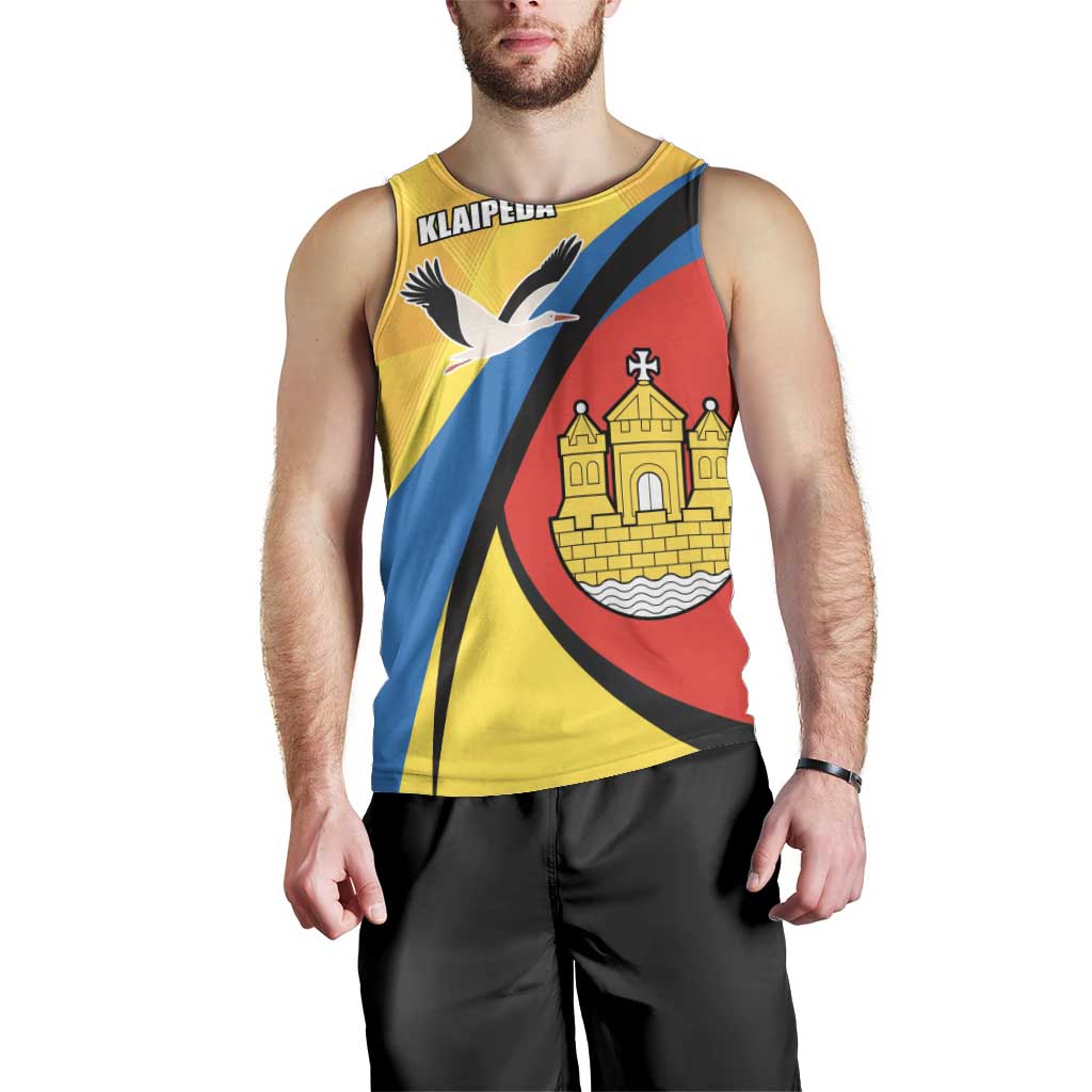 Lithuania Klaipeda Country Men Tank Top Klaipedos Apskritis Coat of Arms - Wonder Print Shop