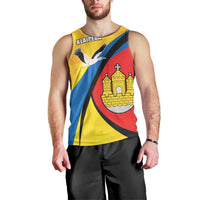 Lithuania Klaipeda Country Men Tank Top Klaipedos Apskritis Coat of Arms - Wonder Print Shop