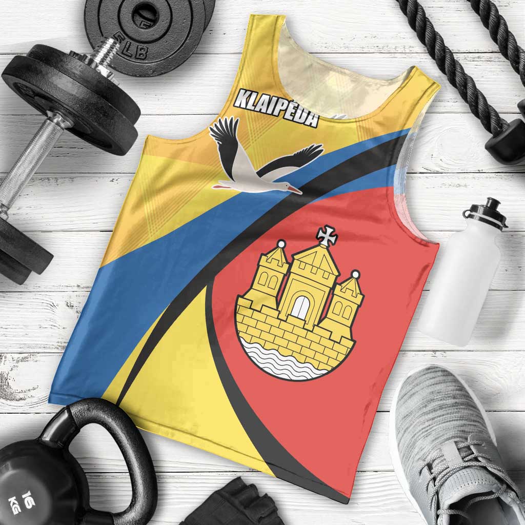 Lithuania Klaipeda Country Men Tank Top Klaipedos Apskritis Coat of Arms - Wonder Print Shop