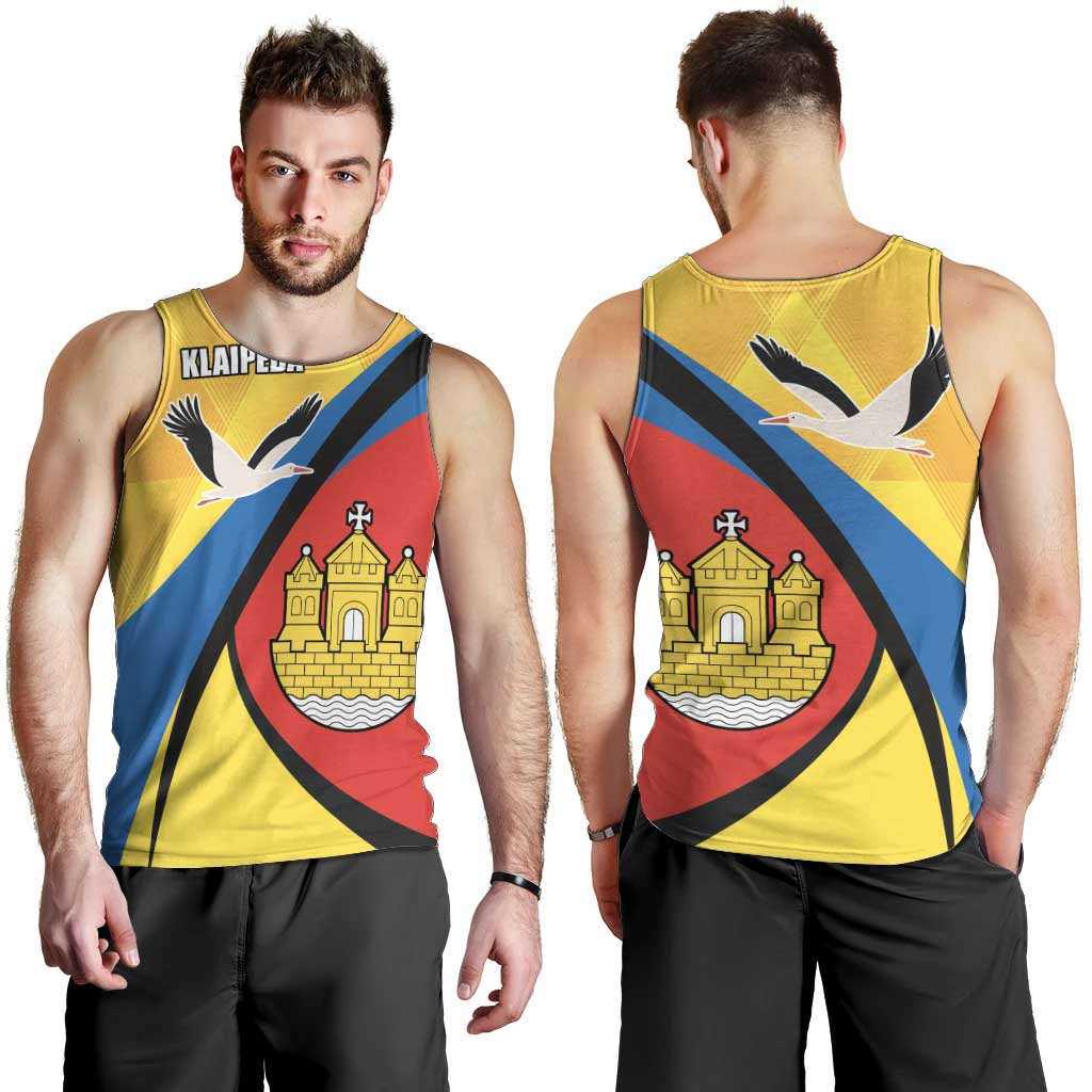 Lithuania Klaipeda Country Men Tank Top Klaipedos Apskritis Coat of Arms - Wonder Print Shop