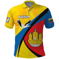 Lithuania Klaipeda Country Polo Shirt Klaipedos Apskritis Coat of Arms - Wonder Print Shop