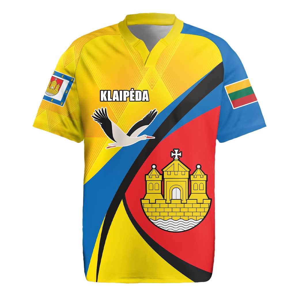 Lithuania Klaipeda Country Rugby Jersey Klaipedos Apskritis Coat of Arms - Wonder Print Shop