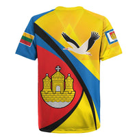 Lithuania Klaipeda Country Rugby Jersey Klaipedos Apskritis Coat of Arms - Wonder Print Shop