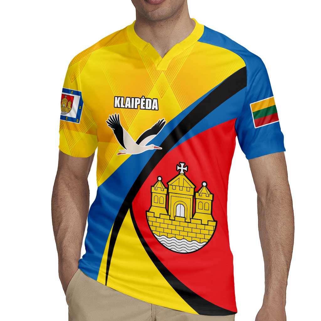 Lithuania Klaipeda Country Rugby Jersey Klaipedos Apskritis Coat of Arms - Wonder Print Shop