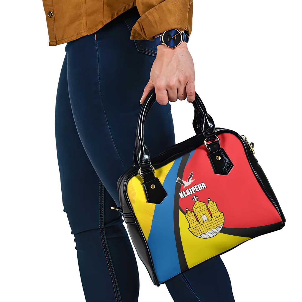 Lithuania Klaipeda Country Shoulder Handbag Klaipedos Apskritis Coat of Arms LT17 - Wonder Print Shop