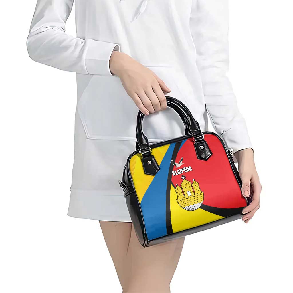 Lithuania Klaipeda Country Shoulder Handbag Klaipedos Apskritis Coat of Arms LT17 - Wonder Print Shop