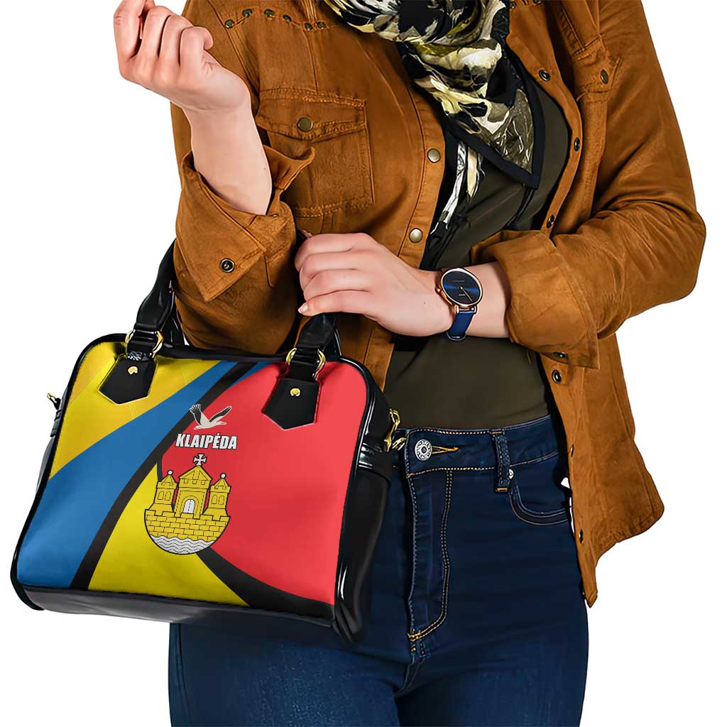 Lithuania Klaipeda Country Shoulder Handbag Klaipedos Apskritis Coat of Arms LT17 - Wonder Print Shop