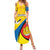 Lithuania Klaipeda Country Summer Maxi Dress Klaipedos Apskritis Coat of Arms - Wonder Print Shop