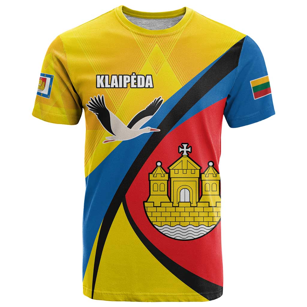 Lithuania Klaipeda Country T Shirt Klaipedos Apskritis Coat of Arms - Wonder Print Shop