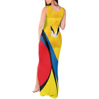 Lithuania Klaipeda Country Tank Maxi Dress Klaipedos Apskritis Coat of Arms - Wonder Print Shop