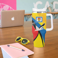 Lithuania Klaipėda Country Tumbler With Handle Coat of Arms of Klaipėda Country LT17 - Wonder Print Shop