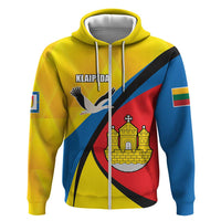 Lithuania Klaipeda Country Zip Hoodie Klaipedos Apskritis Coat of Arms - Wonder Print Shop