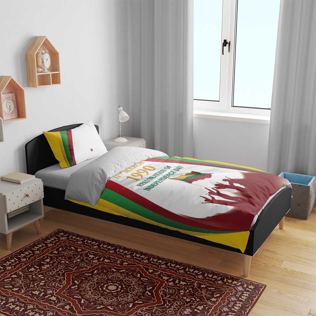 Lithuania Restoration of Independence Day Bedding Set 11th March 1990