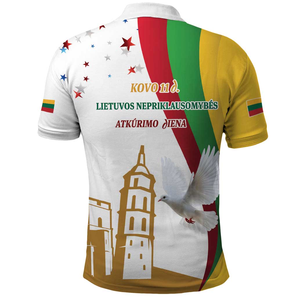 Lithuania Restoration of Independence Day Polo Shirt 11th March 1990