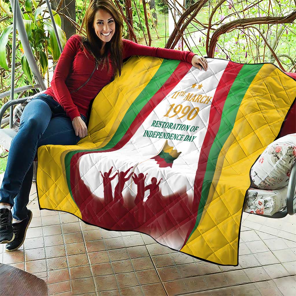 Lithuania Restoration of Independence Day Quilt 11th March 1990 LT17 - Wonder Print Shop