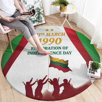 Lithuania Restoration of Independence Day Round Carpet 11th March 1990 LT17 - Wonder Print Shop