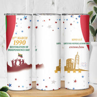 Lithuania Restoration of Independence Day Skinny Tumbler 11th March 1990 LT17 - Wonder Print Shop