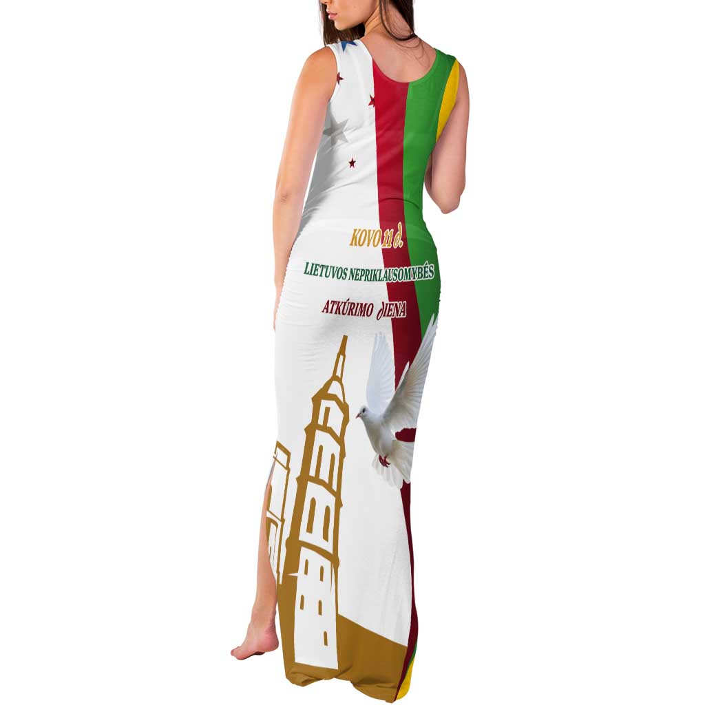 Lithuania Restoration of Independence Day Tank Maxi Dress 11th March 1990 LT17 - Wonder Print Shop