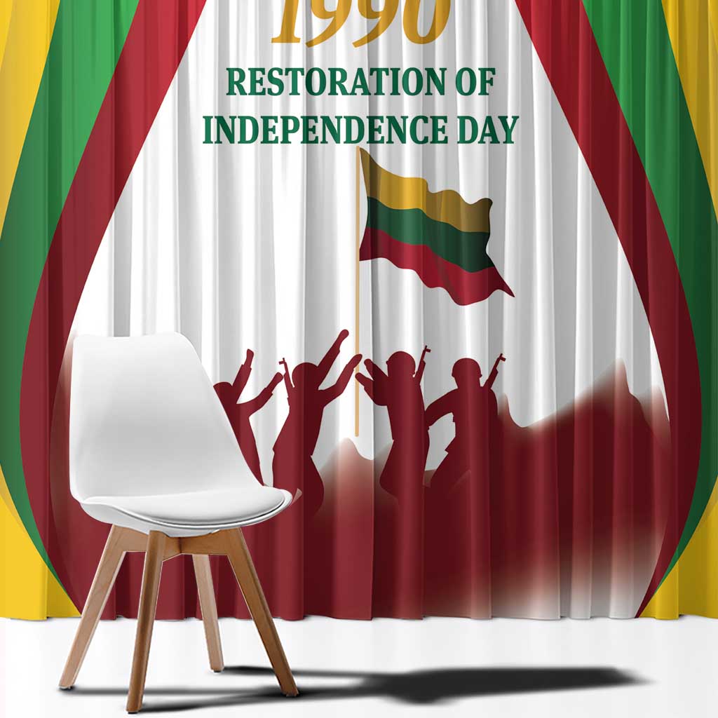 Lithuania Restoration of Independence Day Window Curtain 11th March 1990 LT17 - Wonder Print Shop