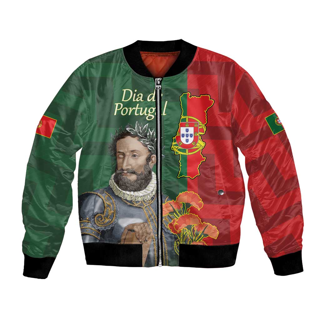 Portugal Day 10th June Bomber Jacket Luis de Camoes Dia da Portugal