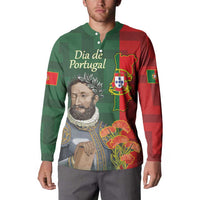 Portugal Day 10th June Button Sweatshirt Luis de Camoes Dia da Portugal