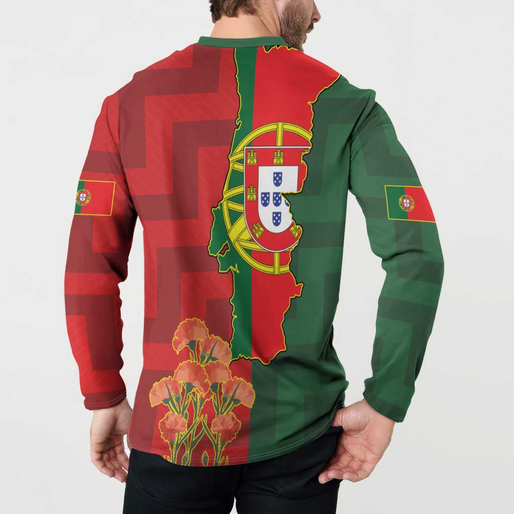Portugal Day 10th June Button Sweatshirt Luis de Camoes Dia da Portugal