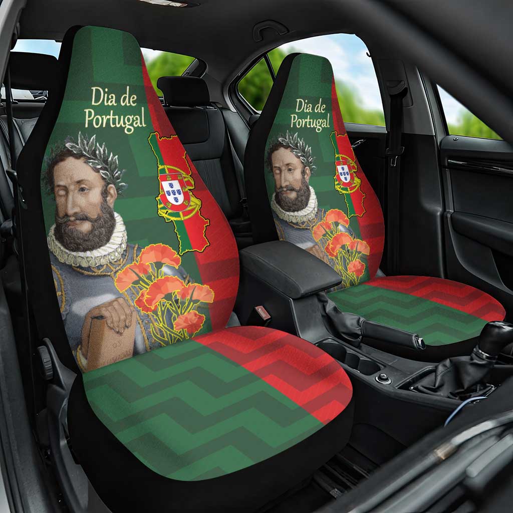 Portugal Day 10th June Car Seat Cover Luis de Camoes Dia da Portugal