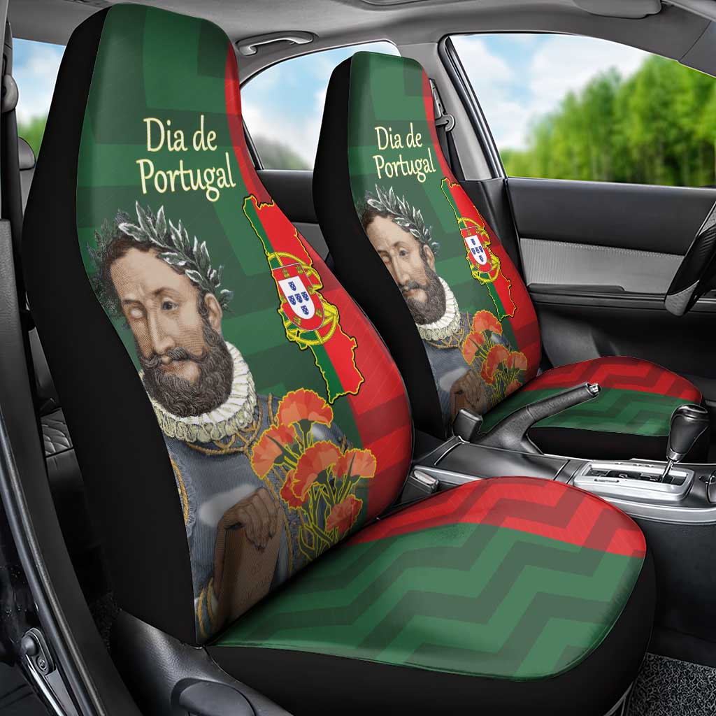 Portugal Day 10th June Car Seat Cover Luis de Camoes Dia da Portugal