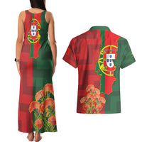 Portugal Day 10th June Couples Matching Tank Maxi Dress and Hawaiian Shirt Luis de Camoes Dia da Portugal