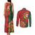Portugal Day 10th June Couples Matching Tank Maxi Dress and Long Sleeve Button Shirt Luis de Camoes Dia da Portugal