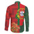 Portugal Day 10th June Family Matching Off The Shoulder Long Sleeve Dress and Hawaiian Shirt Luis de Camoes Dia da Portugal