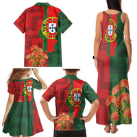 Portugal Day 10th June Family Matching Tank Maxi Dress and Hawaiian Shirt Luis de Camoes Dia da Portugal