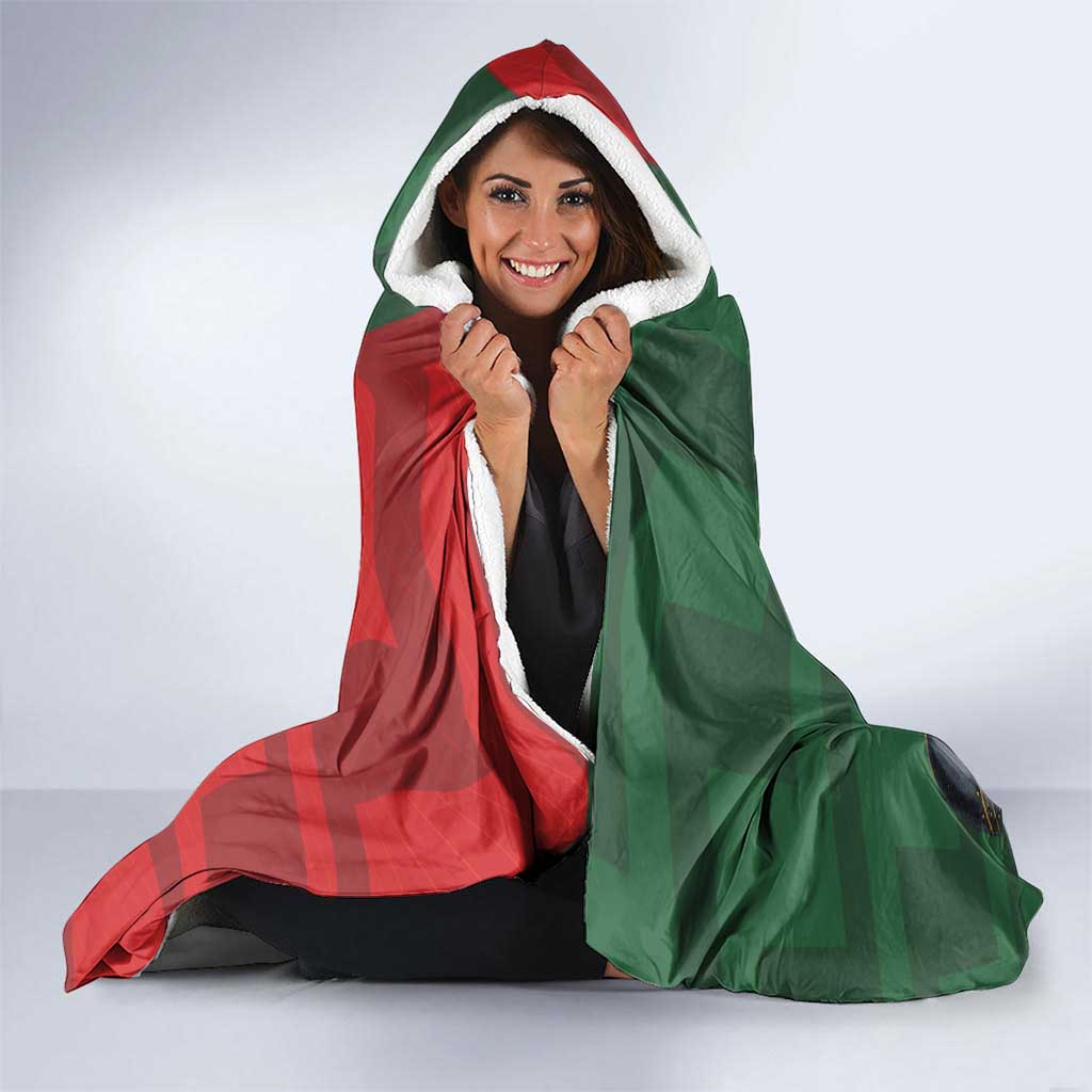 Portugal Day 10th June Hooded Blanket Luis de Camoes Dia da Portugal