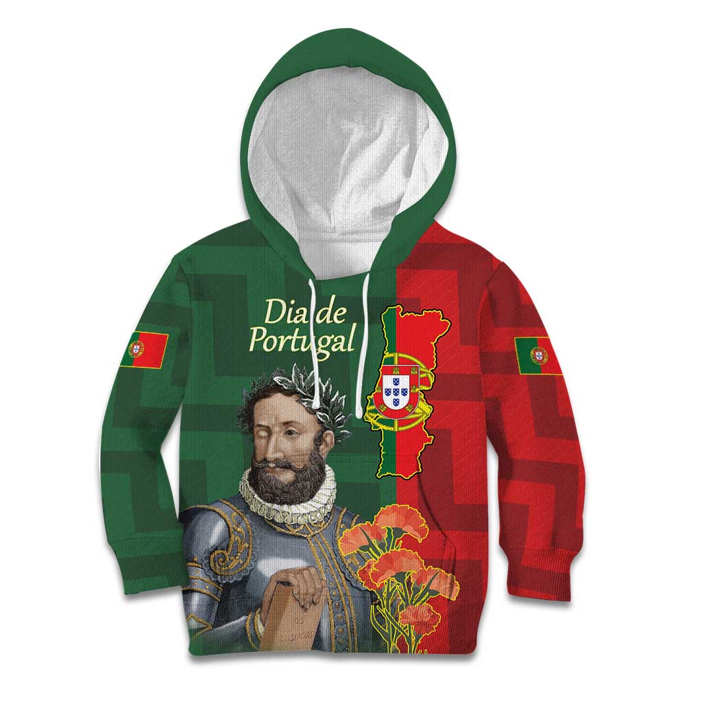 Portugal Day 10th June Kid Hoodie Luis de Camoes Dia da Portugal