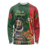 Portugal Day 10th June Long Sleeve Shirt Luis de Camoes Dia da Portugal