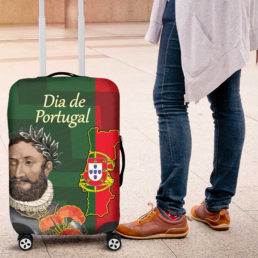 Portugal Day 10th June Luggage Cover Luis de Camoes Dia da Portugal