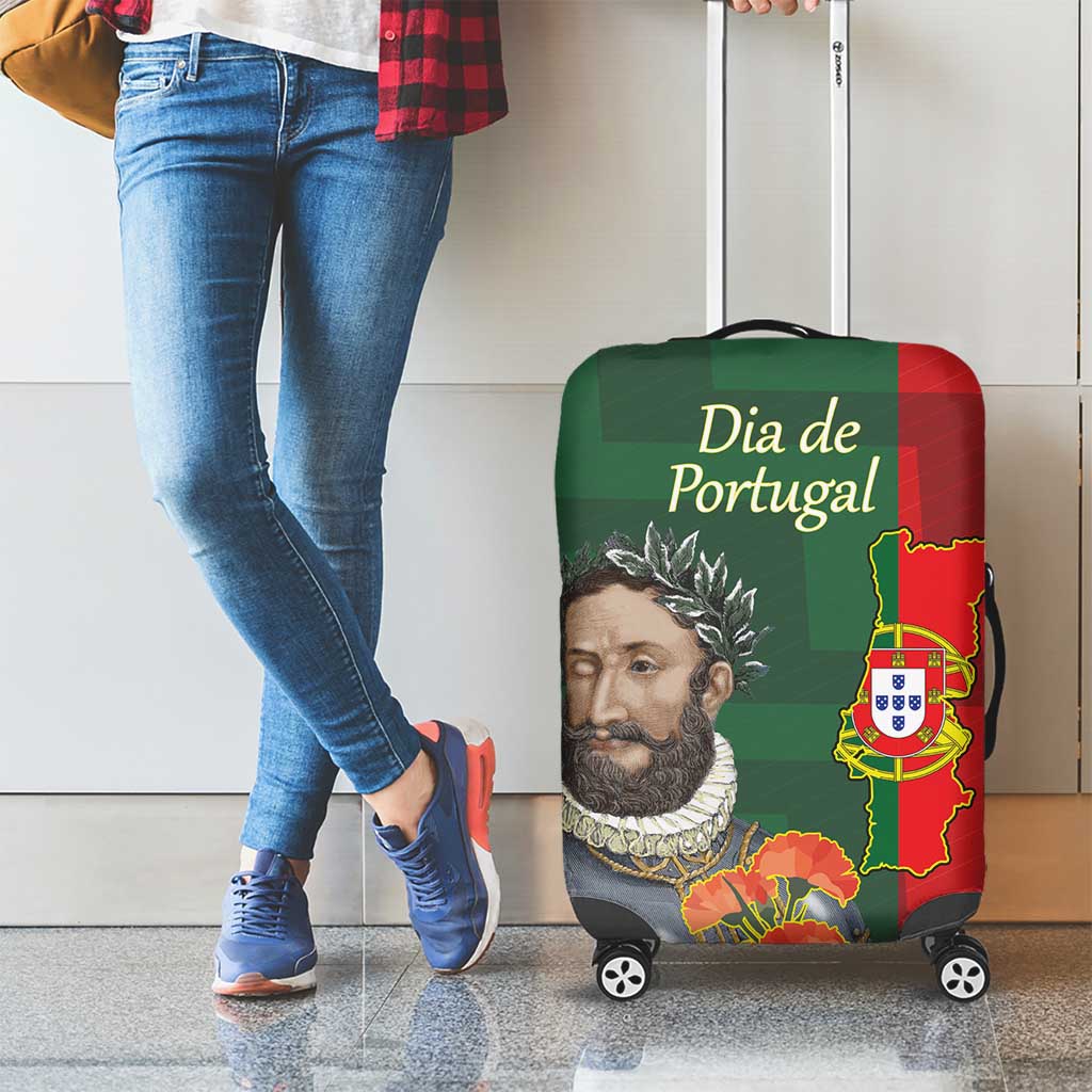 Portugal Day 10th June Luggage Cover Luis de Camoes Dia da Portugal