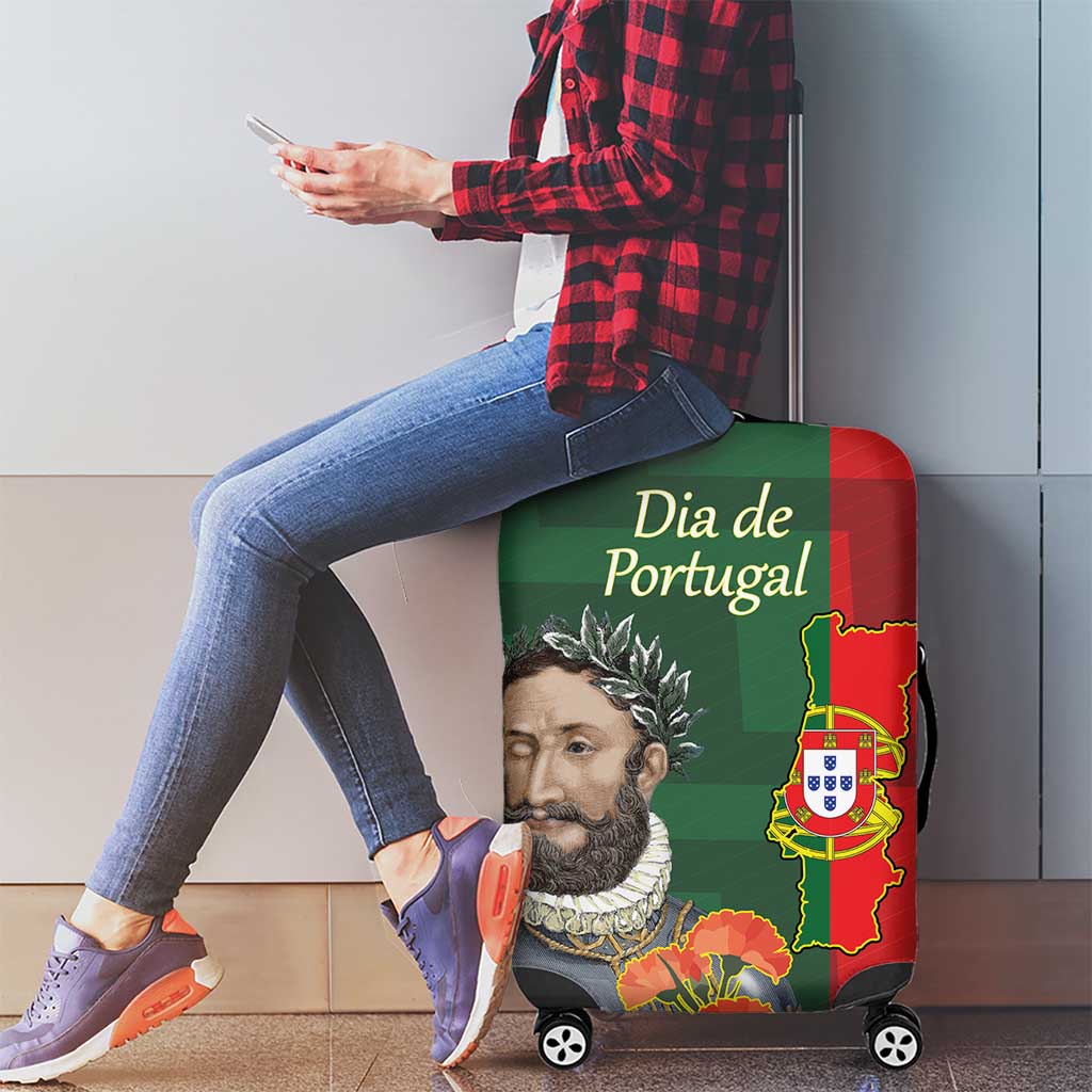 Portugal Day 10th June Luggage Cover Luis de Camoes Dia da Portugal