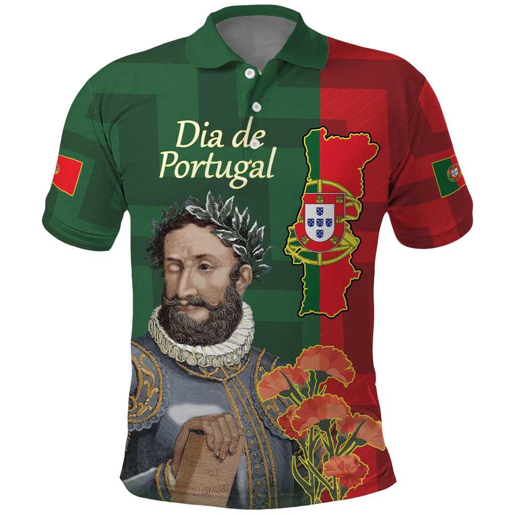 Portugal Day 10th June Polo Shirt Luis de Camoes Dia da Portugal