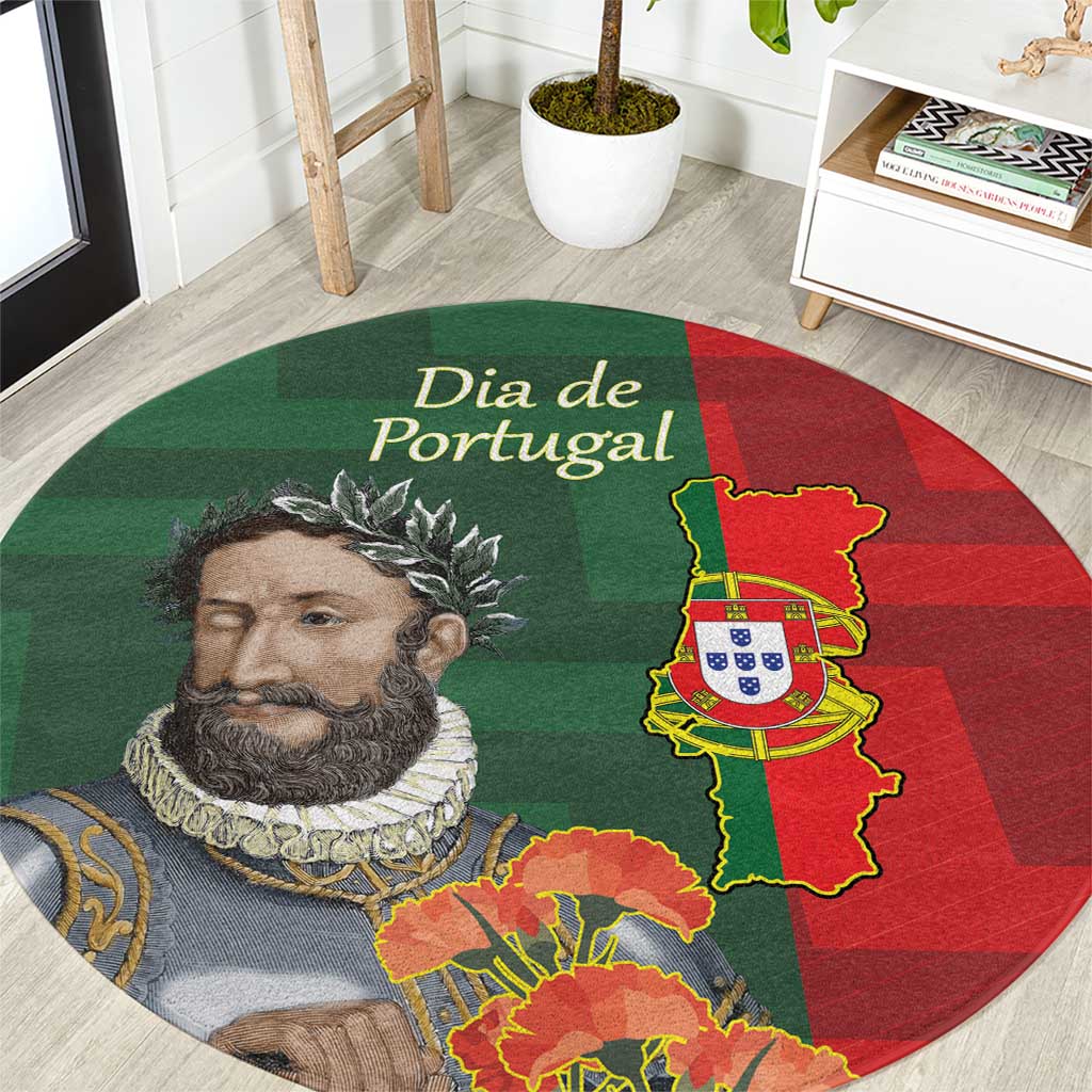 Portugal Day 10th June Round Carpet Luis de Camoes Dia da Portugal
