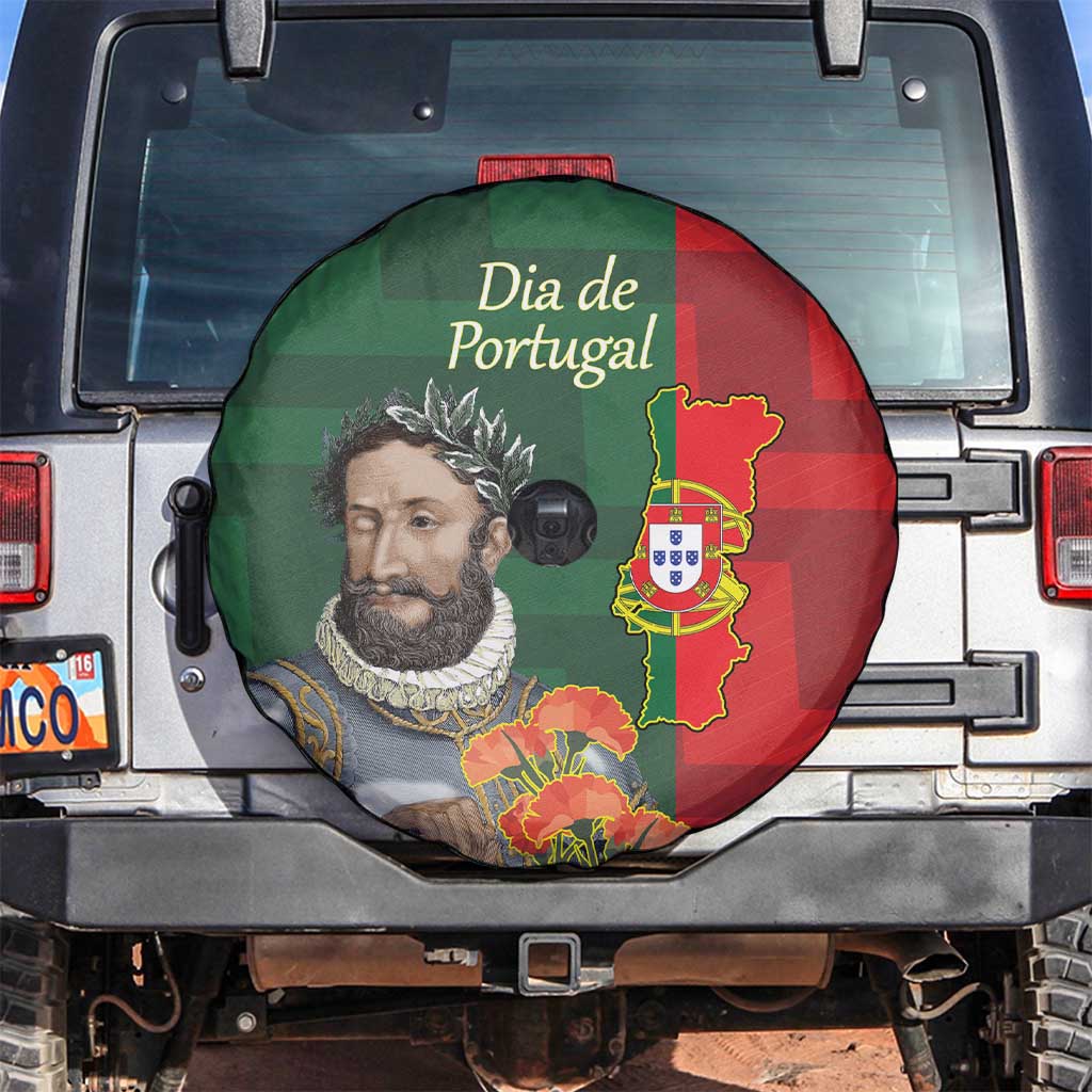 Portugal Day 10th June Spare Tire Cover Luis de Camoes Dia da Portugal