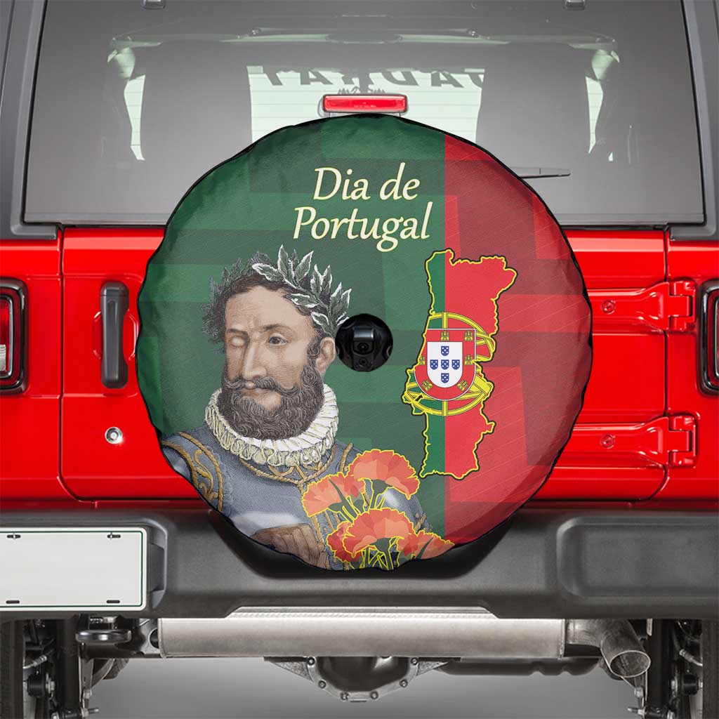 Portugal Day 10th June Spare Tire Cover Luis de Camoes Dia da Portugal
