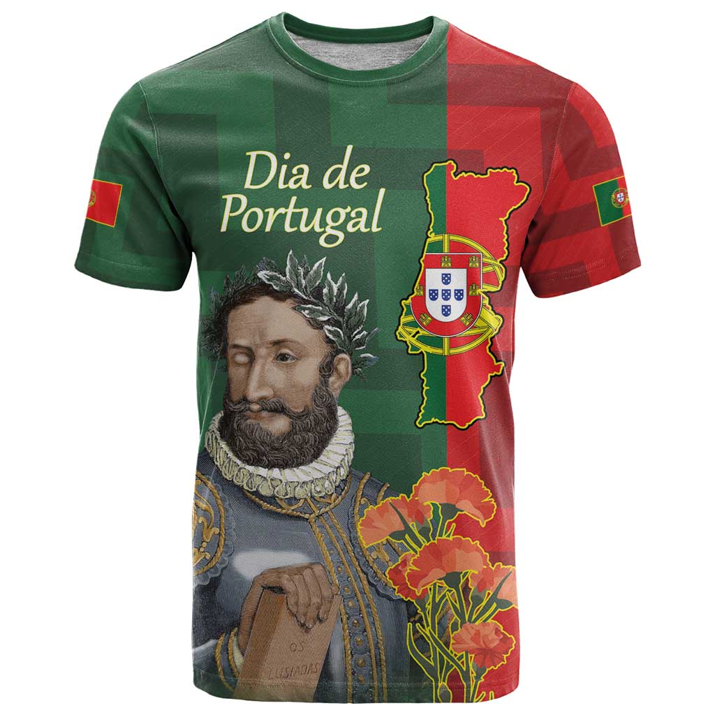 Portugal Day 10th June T Shirt Luis de Camoes Dia da Portugal