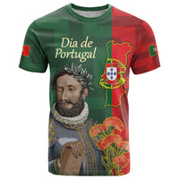 Portugal Day 10th June T Shirt Luis de Camoes Dia da Portugal