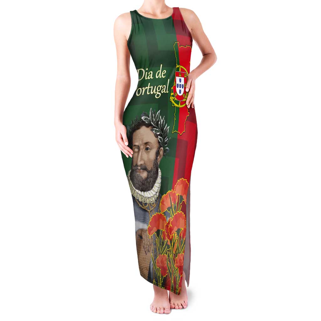 Portugal Day 10th June Tank Maxi Dress Luis de Camoes Dia da Portugal
